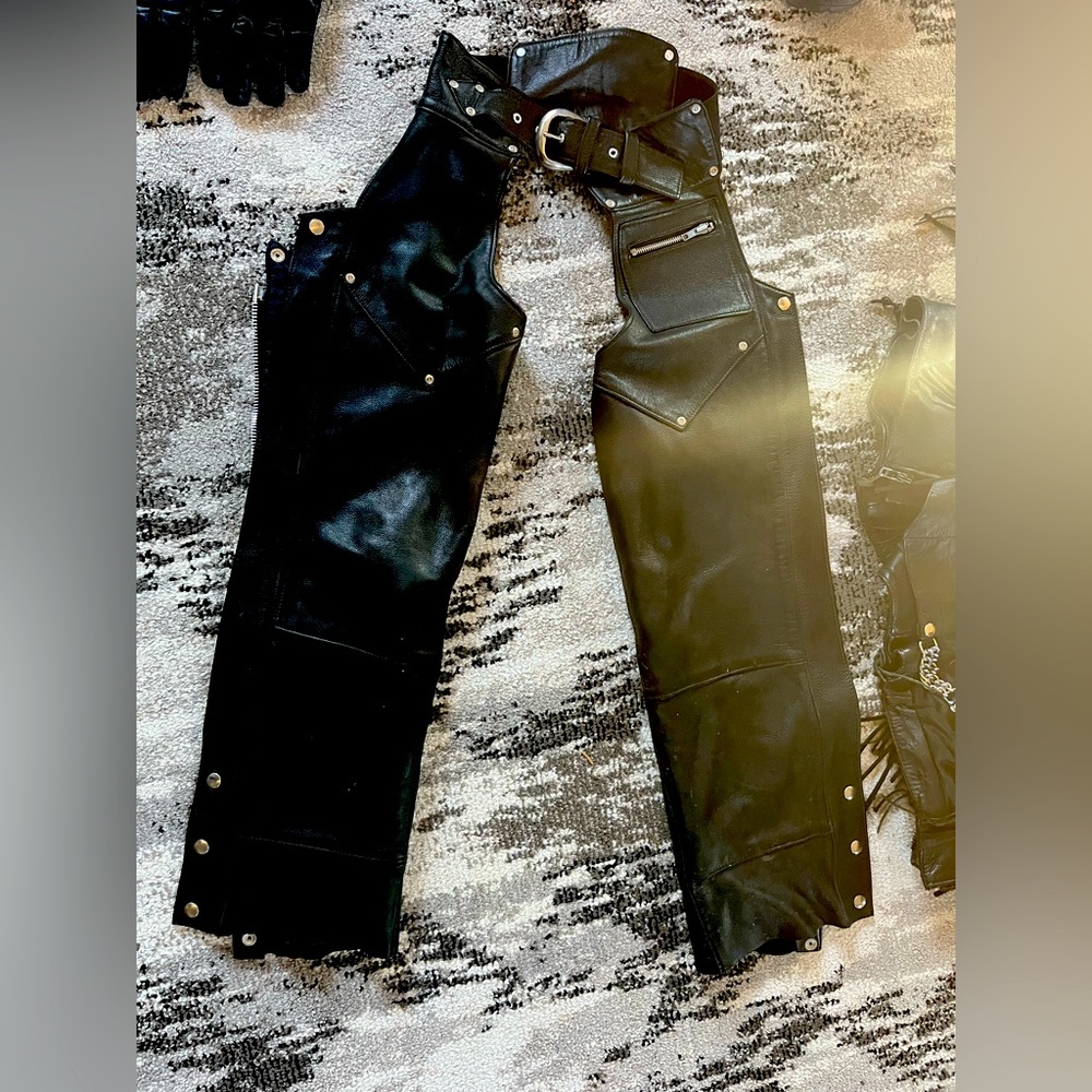 Harley Davison Chaps and Gloves